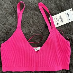 Zara /Pink /Crop Top /New